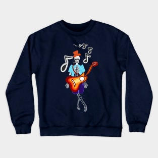 Skeleton Singer Crewneck Sweatshirt